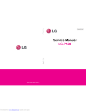 LG LG-P520 Service Manual