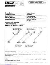 Dolmar MS-2501 Instruction Manual