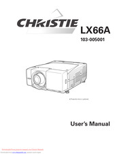 Christie Christie LX66A User Manual