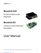 miniDSP BALANCED 2X4 User Manual