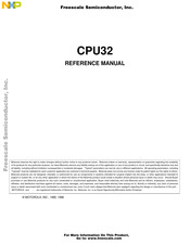 Freescale Semiconductor CPU32 Reference Manual