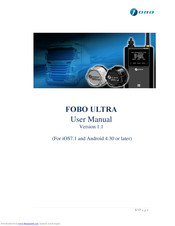 Fobo Ultra User Manual