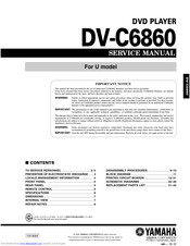 Yamaha DV-C6860 Service Manual