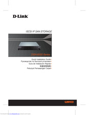 D-Link DSN-6000 Series Quick Installation Manual