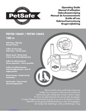 Petsafe PDT 20-10645 Operating Manual