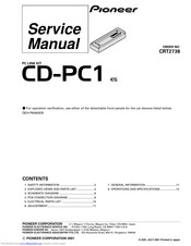 Pioneer CD-PC1 Service Manual