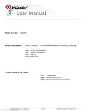 VisionNet M605N User Manual