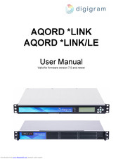 Digigram aqord *link User Manual