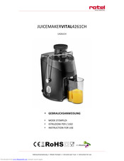 Rotel U4261CH Instructions For Use Manual