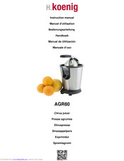 H.KOENIG AGR80 Instruction Manual