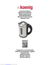 H.KOENIG BOE40 Instruction Manual