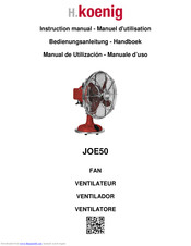 H.KOENIG JOE50 Instruction Manual