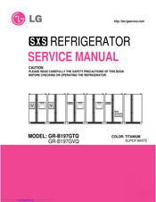 LG GR-B197GVQ Service Manual