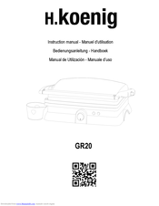 H.KOENIG GR20 Instruction Manual