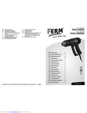 Ferm FHG-2000DK User Manual
