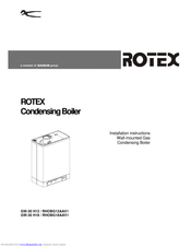 Rotex GW-30 H18/RHOBG18AAV1 Installation Instructions Manual