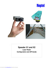 Noptel speeder x1 Configuration Manual