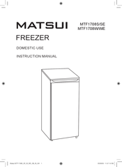 Matsui MTF1708WE Instruction Manual