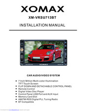 Xomax XM-VRSU713BT Installation Manual