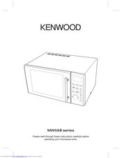 Kenwood mw598 SERIES Instruction Manual