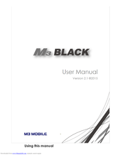 M3 Mobile M3 BLACK User Manual