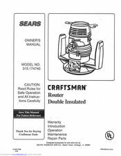 Craftsman 315.174740 Manual