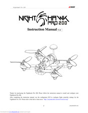 Emax Nighthawk Pro 200 Instruction Manual