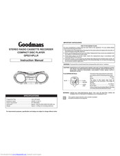 Goodmans GPS214PLLR Instruction Manual
