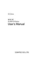 Contec BX710 Series User Manual