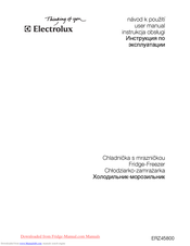 Electrolux ERZ 45800 User Manual
