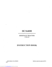 Hayter DC1640H Instruction Book