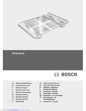 Bosch PPW 6440 Instruction Manual