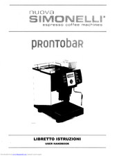 Nuova simonelli PRONTOBAR Manuals 