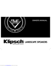 Klipsch PRO-500T-LS Owner's Manual