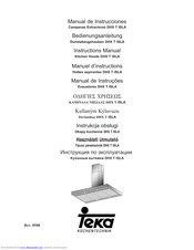 Teka DHX T ISLA Instruction Manual
