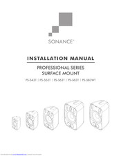 Sonance PS-S43T Installation Manual