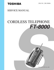 Toshiba FT 8000 Service Manual