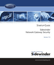 Secure Computing sidewinder Startup Manual
