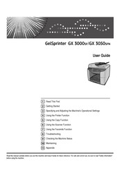 Ricoh GX 3050SFN User Manual