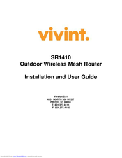 VIVINT SR1410 Installation And User Manual