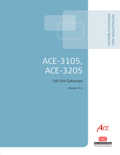 Ace ACE-3105 Installation And Operation Manual