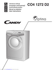 Candy CO4 1272 D2 User Instructions