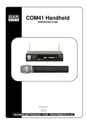 DAPAudio COM41 HANDHELD Product Manual