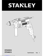 Stanley STDH5510 Original Instructions Manual