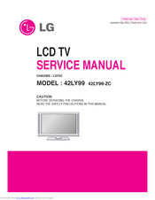 LG 42LY99 Service Manual