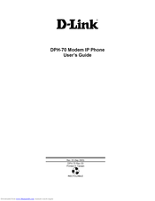 D-Link DPH-70 User Manual