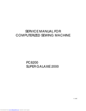 Brother PC8200 SUPER GALAXIE 2000 Service Manual