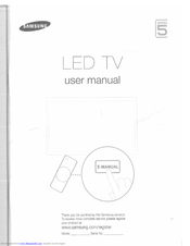 Samsung UE39F5070 User Manual