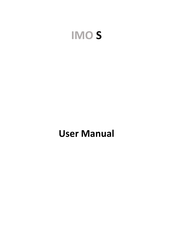 Verve IMO S User Manual