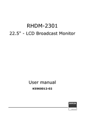 Barco RHDM-2301 User Manual